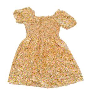 Cat & Jack Floral Dress in Yellow and Pink